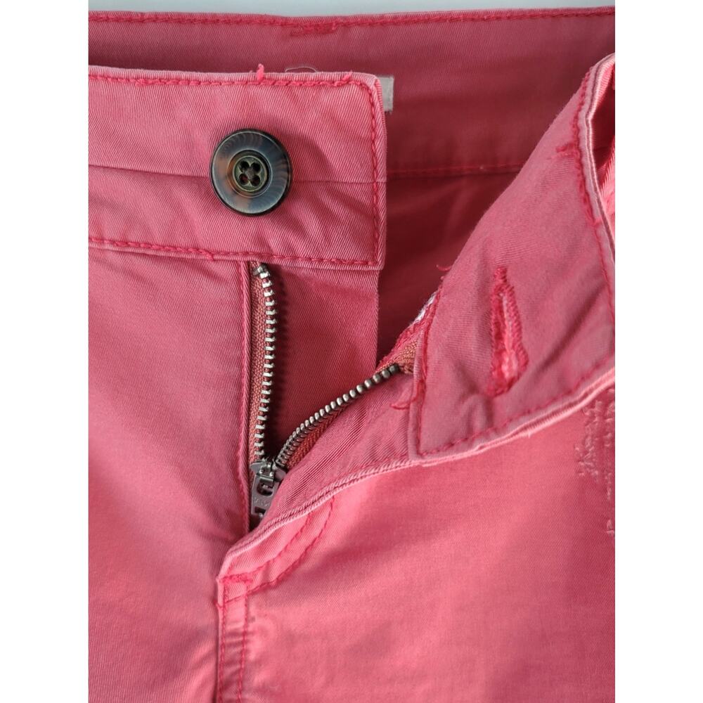 2/$15 MAURICES Distressed Coral Lace Trimmed Mid Rise Shorts in Women's Size 5/6 - Picture 10 of 16